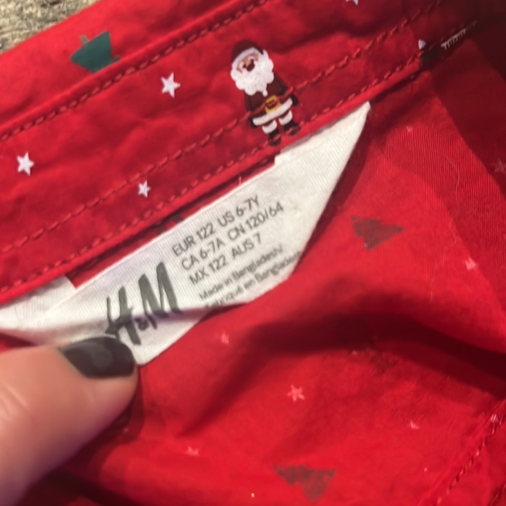 Christmas button down - Picture 3 of 3